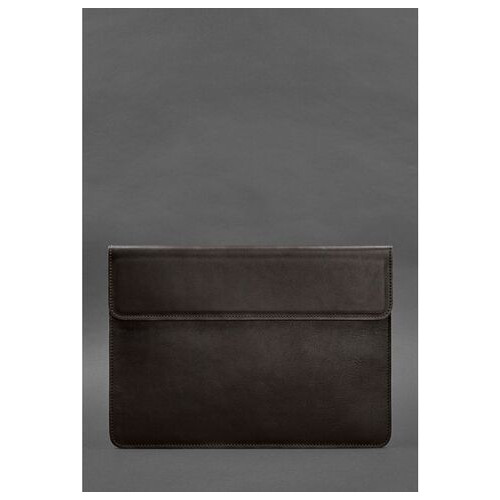 Шкіряний чохол-конверт на магнітах для MacBook 13 Темно-коричневий BlankNote (BN-GC-9-choko) фото №1