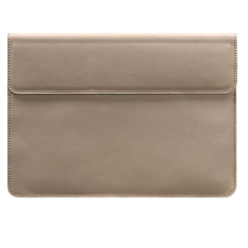 Шкіряний чохол-конверт на магнітах для MacBook 15 дюйм Світло-бежевий BlankNote (BN-GC-11-light-beige) фото №5