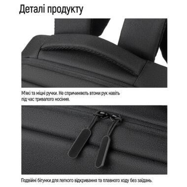 Рюкзак для ноутбука ColorWay Practical 17.3 Black (CW-BPP173-BK) фото №4