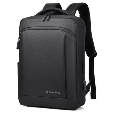 Рюкзак для ноутбука ColorWay Practical 17.3 Black (CW-BPP173-BK) фото №1