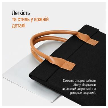 Сумка для ноутбука ColorWay Stylish 15.6 Black (CW-LBS156-BK) фото №6