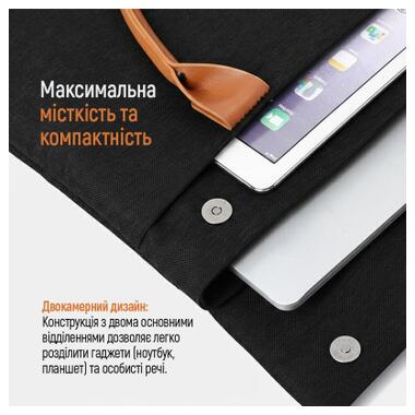 Сумка для ноутбука ColorWay Stylish 15.6 Black (CW-LBS156-BK) фото №5