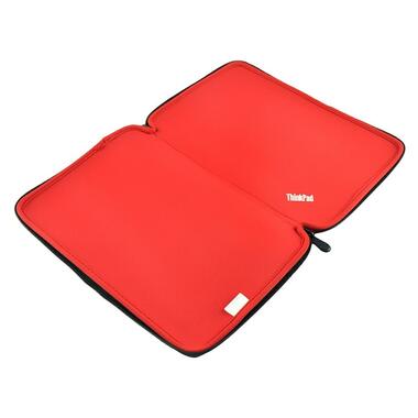Чохол для ноутбука Lenovo ThinkPad Fitted Reversible Sleeve 12 Black-Red (4X40E48909) фото №4