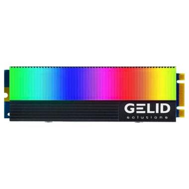 Радіатор охолодження Gelid Solutions GLINT ARGB M.2 2280 SSD (M2-RGB-01) фото №1