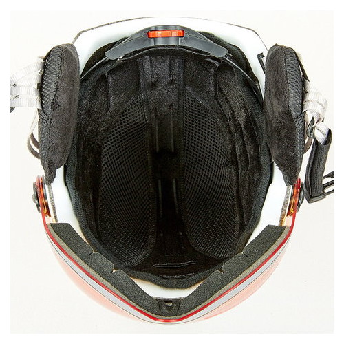 Шолом гірськолижний Snowpower MS-6296-W с визором  L/XL (обхват головы 58-61 см) фото №6