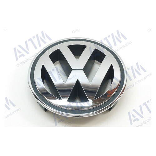 Емблема решітки радіатора Avtm VW Jetta 05-11 Golf 6 07-09 Passat B6 06-11 CC 08-12 Tiguan 08-11 150мм (1800737) фото №1