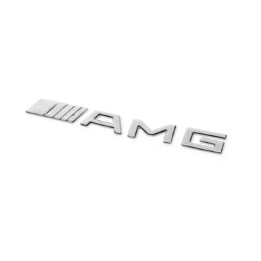 Емблема AMG для Mercedes (20см, нержавіюча сталь) фото №1