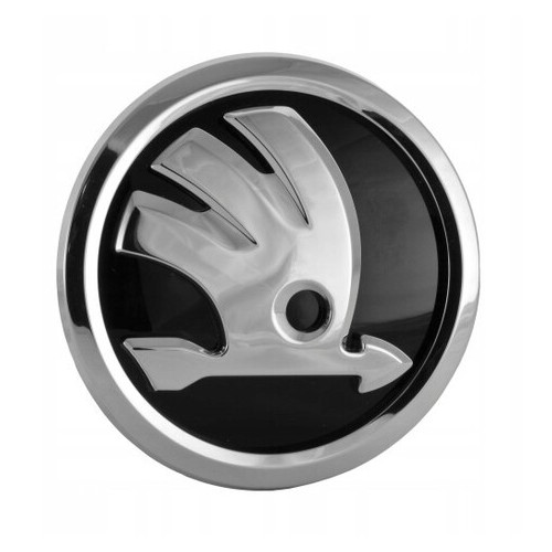Емблема решітки радіатора Volkswagen Skoda Superb 08-/15-/Fabia 14-/Octavia A7 13-/Rapid 12-90мм (3V0853621A FOD) фото №1