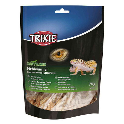 Черви сушеные Trixie для рептилий 70 гр (139567) фото №1