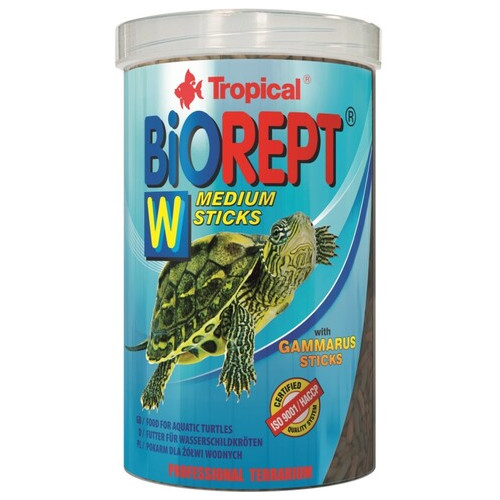 Корм для земноводних та водних черепах Tropical Biorept W 1000 мл/300 г (11366) фото №1