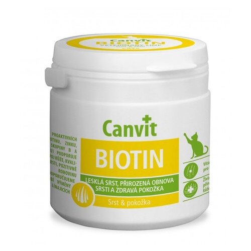 Кормова добавка Canvit Biotin for cats 100g (can50741) фото №1
