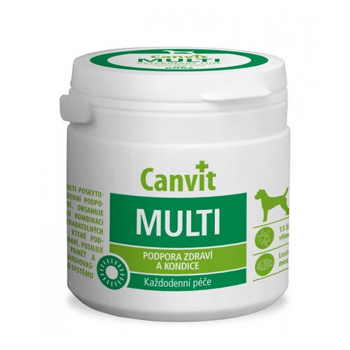 Вітамінна добавка Canvit Multi for Dogs для покращення фізичної форми у собак, 500 г ti-can50719 фото №1