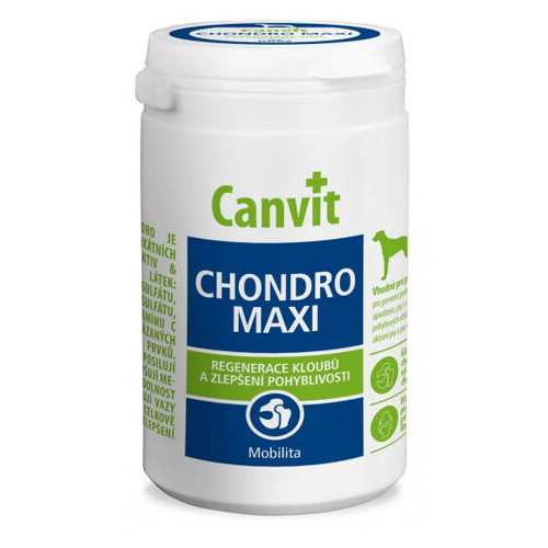 Вітамінна добавка Canvit Chondro Maxi for Dogs для зміцнення суглобів для собак усіх порід, 500 г 115379 фото №1