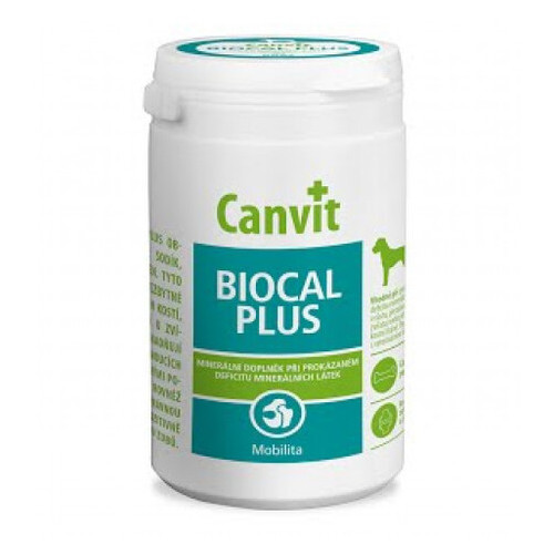 Вітамінна добавка Canvit Biocal Plus for Dogs для зміцнення імунної системи для собак, 1 кг 118840 фото №1