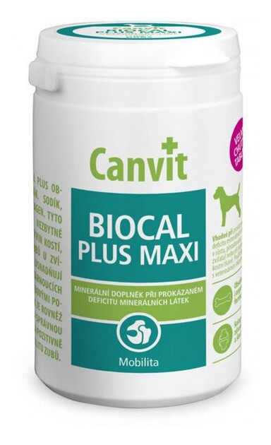 Вітамінно-мінеральна добавка Canvit Biocal Plus Maxi для собак 230g (can53145) фото №1