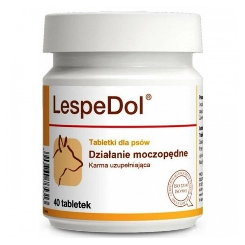 Таблетки Dolfos LespeDol для нейтралізації токсинів та продуктів обміну речовин для собак, 40 табл. (vb-dolfos-1086-40) фото №1