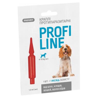 Краплі для тварин ProVET Profiline інсектоакарицид для собак 4-10 кг 1/1 мл (4823082431083) фото №1