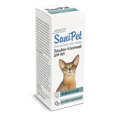 Краплі для тварин ProVET SaniPet догляд за вухами для котів та собак 15 мл (4820150200589) фото №2
