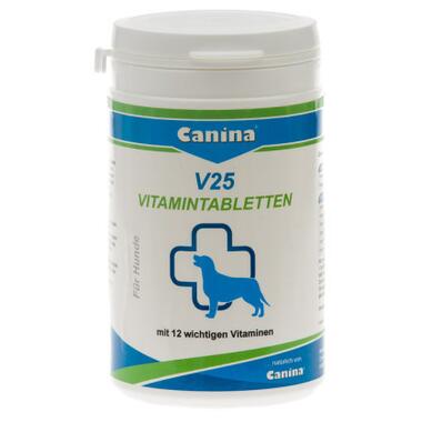 Вітаміни для собак Canina Полівітамінний комплекс V25 60 таблеток (4027565110117) фото №1