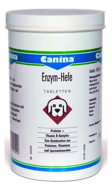 Дрожжевые таблетки для собак Canina Enzym-Hefe 3100 шт. 2500 г фото №1