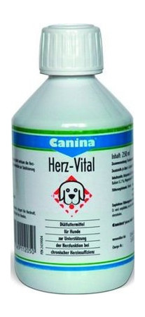 Стимулятор Canina Herz-Vital для малоподвижных и стареющих собак 100мл фото №1