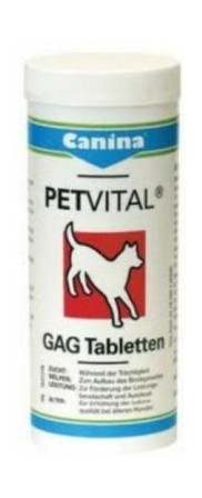 Витамины Canina Petvital GAG глюкозамин с экстрактом мидий 180 таблеток фото №1