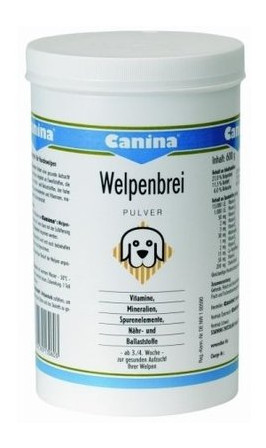 Витамины Canina Welpenbrei 600г сухая каша для собак фото №1