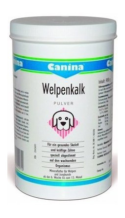 Витамины Canina Welpenkalk 1000г для щенков 1000 таблеток фото №1