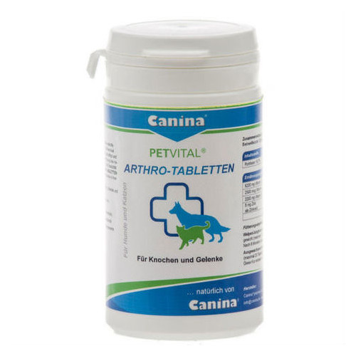 Витамины для суставов Canina Petvital Arthro-Tabs 180 шт. фото №1