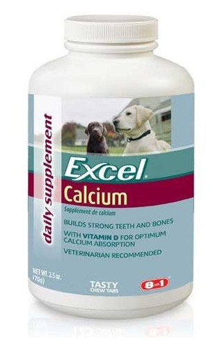 Витамины для собак 8 in 1 Excel Calcium 1700 шт. фото №1