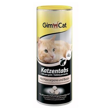 Вітаміни для котів GimCat Katzentabs Маскарпоне та біотин 710 таблеток (4002064408064) фото №1