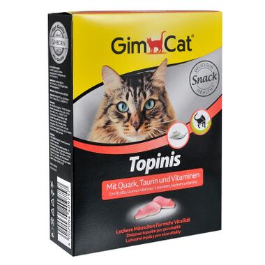 Вітаміни для котів GimCat Topinis сир для поліпшення обміну речовин 220 г (4002064409757) фото №2