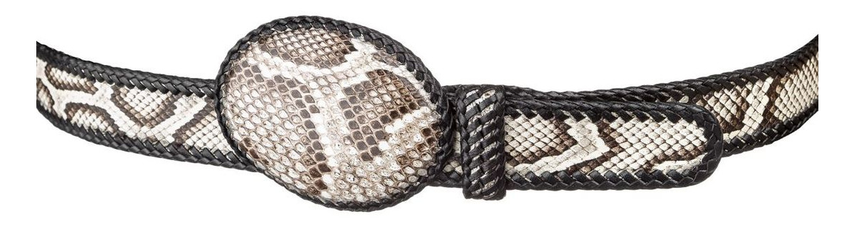 Ремень женский Snake Leather 18190 из натуральной кожи питона Разноцветный фото №2