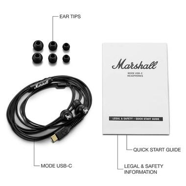 Наушники Marshall Mode USB-C Black (1008181) фото №4
