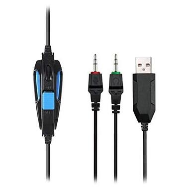 Гарнитура Sades SA-702 Element Black/Blue (sa702bl) фото №7
