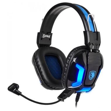 Гарнитура Sades SA-702 Element Black/Blue (sa702bl) фото №1