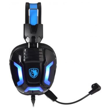 Гарнитура Sades SA-702 Element Black/Blue (sa702bl) фото №4