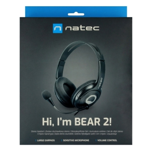 Навушники Natec Bear 2 Black (NSL-1178) фото №5
