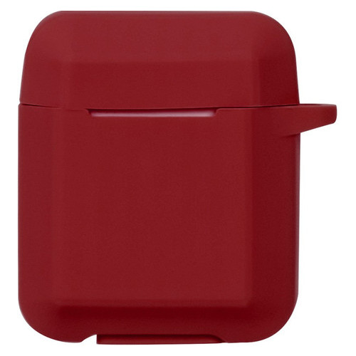 Кейс TOTO Plain Ling Angle Case AirPods Wine Red фото №3