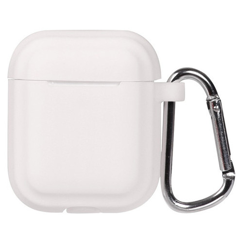 Кейс TOTO Plain Cover With Stripe Style Case AirPods White фото №1