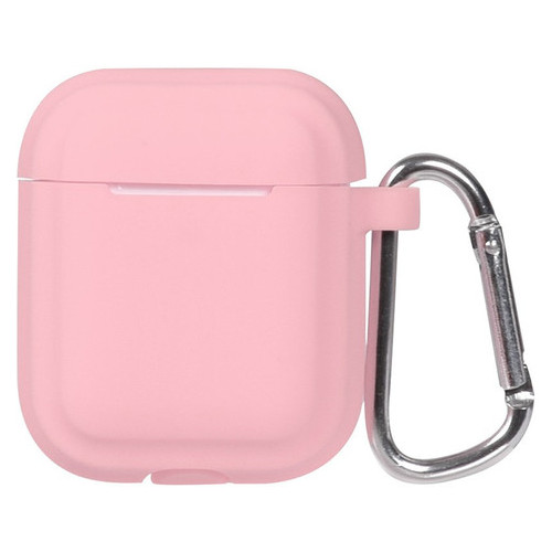 Кейс TOTO Plain Cover With Stripe Style Case AirPods Pink фото №1