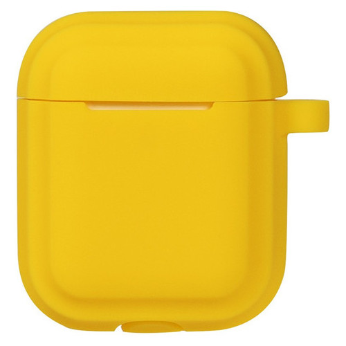 Кейс TOTO Plain Cover With Stripe Style Case AirPods Yellow фото №3