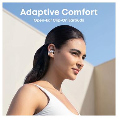 Наушники Anker SoundCore AeroClip White (A3388G21) фото №2