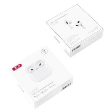 Наушники беспроводные Bluetooth XO-EF43 в кейсе белые фото №5
