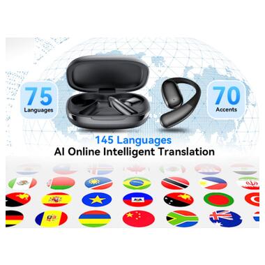 Наушники XO G37 Al Translate Black (XO-G37-BK) фото №10