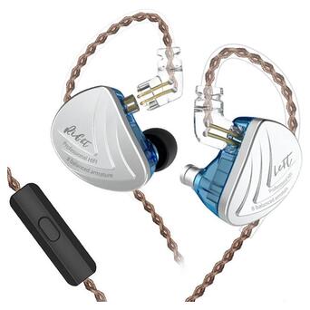 Навушники провідні Knowledge Zenith AS16 з мікрофоном blue фото №1
