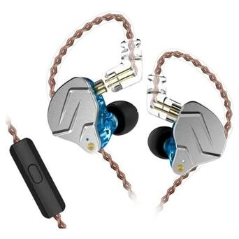 Навушники дротові Knowledge Zenith ZSN Pro з мікрофоном blue фото №1