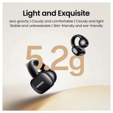 Наушники Ugreen HiTune S3 Open Wearable Bluetooth Black (45785) фото №7