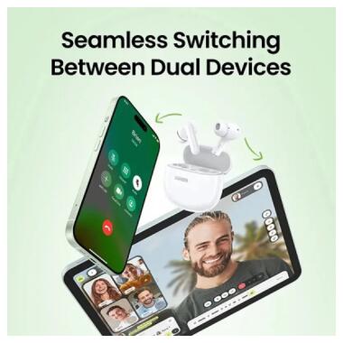 Наушники Ugreen HiTune T3C Earbuds Bluetooth White (45110) фото №7