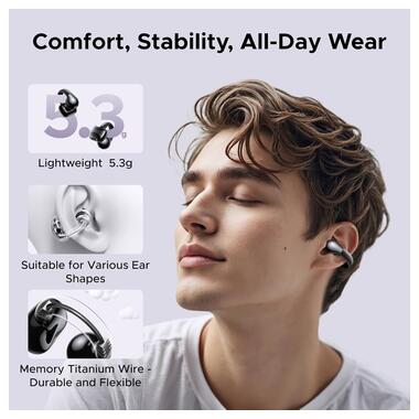 Беспроводные наушники TWS UGREEN WS209 HiTune S3 True Wireless Black (UGR-45785) фото №7